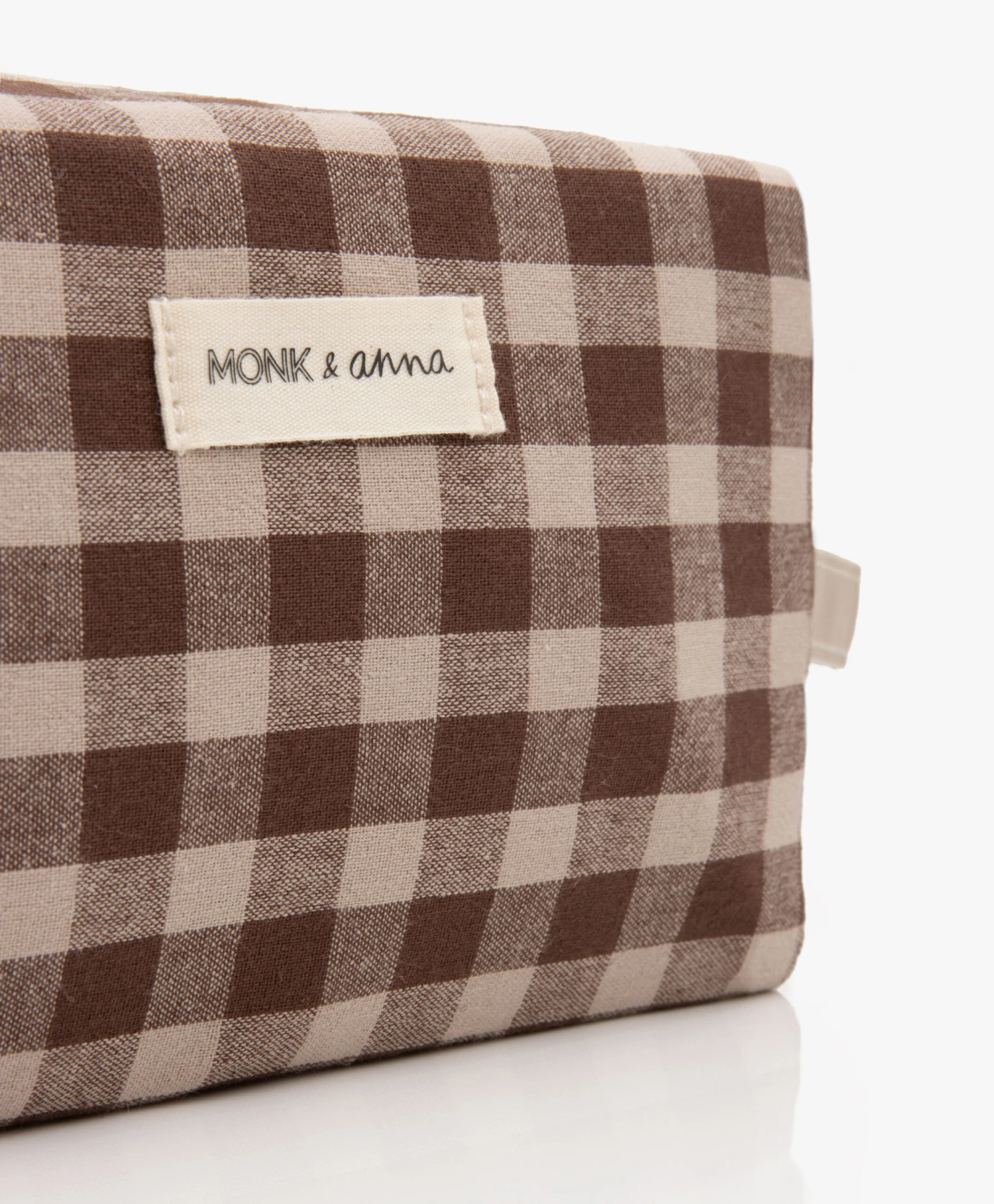 Monk & Anna Geruite Toilettas - Brown/Oak 3 Monk & Anna Geruite Toilettas - Brown/Oak - Afbeelding 2