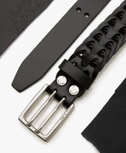 Rag & Bone Mini Gevlochten Leren Riem - Zwart -Modewinkel 104233b7 835e 4ad2 bd5f 5a7cd45b6987 273