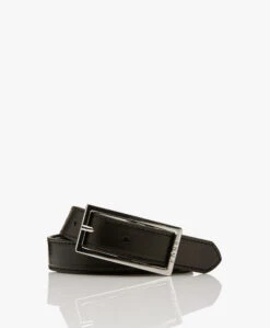 Modewinkel 15 Róhe Ara Leren Riem - Zwart