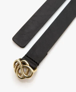 By Malene Birger Ouma Leren Scribble Riem - Zwart -Modewinkel 166da5ab cbcd 4f44 9364 fa58703518bb 26