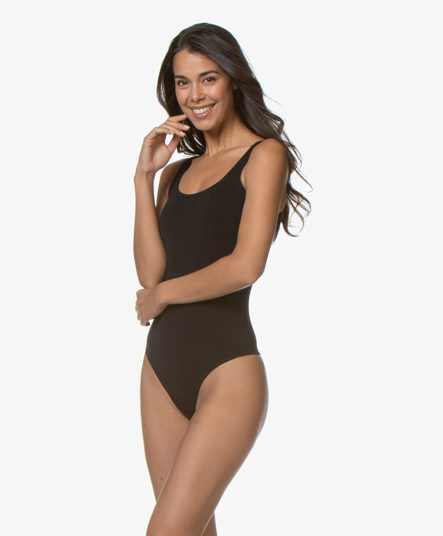 Wolford Jamaika Stretch-Jersey String Body - Zwart 11 Wolford Jamaika Stretch-Jersey String Body - Zwart - Afbeelding 9