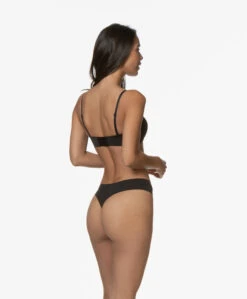 Wolford Pure String - Zwart -Modewinkel 190814 Wolford Pure String Black 447
