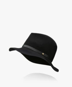 Rag & Bone Floppy Brim Fedora Hoed - Zwart