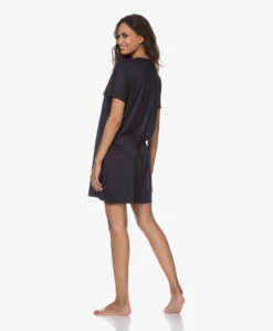 Hanro Laura Modalmix Jersey Nachthemd - Midnight -Modewinkel 200623 820d4d2e 88b4 4939 9a60 034729152cd8