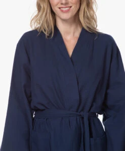 Hammam34 Cranes Geborduurde Katoenen Kimono - Navy -Modewinkel 201119 d1a236f6 4a62 4a5a b707 c70abe25a095