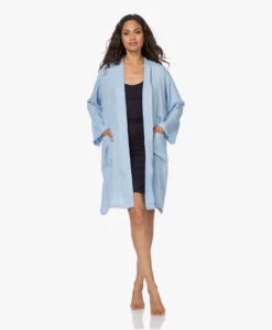 Hammam34 The Pheasant Geborduurde Katoenen Kimono - Cloud -Modewinkel 210708 0f5d437c 357a 49e8 b8f5 eba88c629fa9