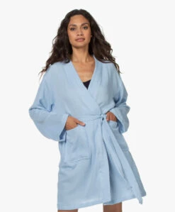 Hammam34 The Pheasant Geborduurde Katoenen Kimono - Cloud -Modewinkel 210708 ab955ab7 5631 49a3 882b 909283c7752b