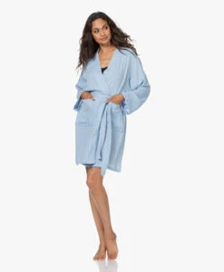 Hammam34 The Pheasant Geborduurde Katoenen Kimono - Cloud -Modewinkel 210708 ae459ede d1e9 44d1 9856 f84499571735