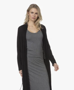 Skin Kathryn Pima Katoenen Jersey Badjas - Zwart -Modewinkel 211102 ed01d2f6 bb25 43cd afd4 1659c0478873