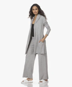 Skin Dubbellaagse Jersey Badjas - Grijs Mêlee -Modewinkel 211216 4c0c9100 2928 4335 a055 24558387d63f