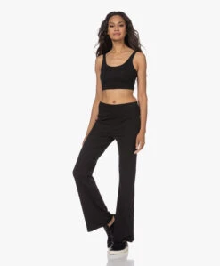 Skin Clio Jersey Crop Top - Zwart -Modewinkel 220802 b0a521f0 3215 422a af02 9ea16514d4a5