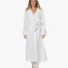 Hanro Robe Selection Enkellange Badjas Met Capuchon - Wit -Modewinkel 221012 420122ff 83d4 4d43 b178 c9c545628783