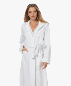 Hanro Robe Selection Enkellange Badjas Met Capuchon - Wit -Modewinkel 221012 c5be1cb8 eff7 4b3d a23a 5f783cbd76d6