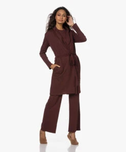 Skin Christine Katoenen Jersey Broek - Port -Modewinkel 221013 a390a8c1 5779 4402 ada3 103f6bf89945