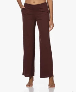 Skin Christine Katoenen Jersey Broek - Port