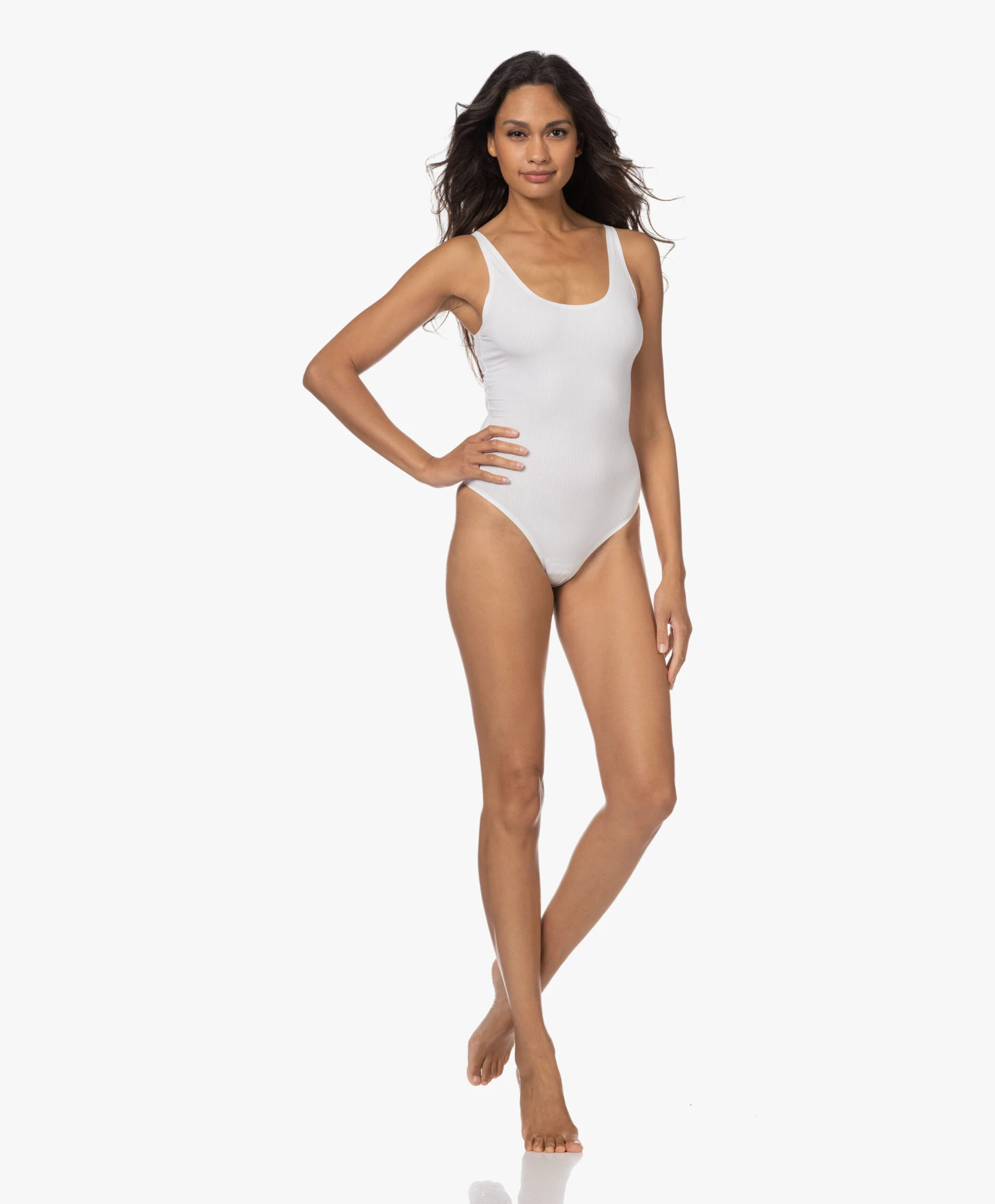 Wolford Ribjersey String Body - Pearl 12 Wolford Ribjersey String Body - Pearl - Afbeelding 10