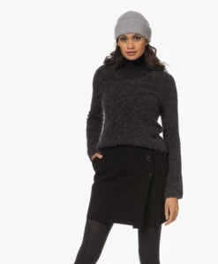 Repeat Ribgebreide Muts In Biologisch Cashmere - Lichtgrijs -Modewinkel 221121 d6c2bcd5 fa1d 4a2e 945d 35a26a23294a