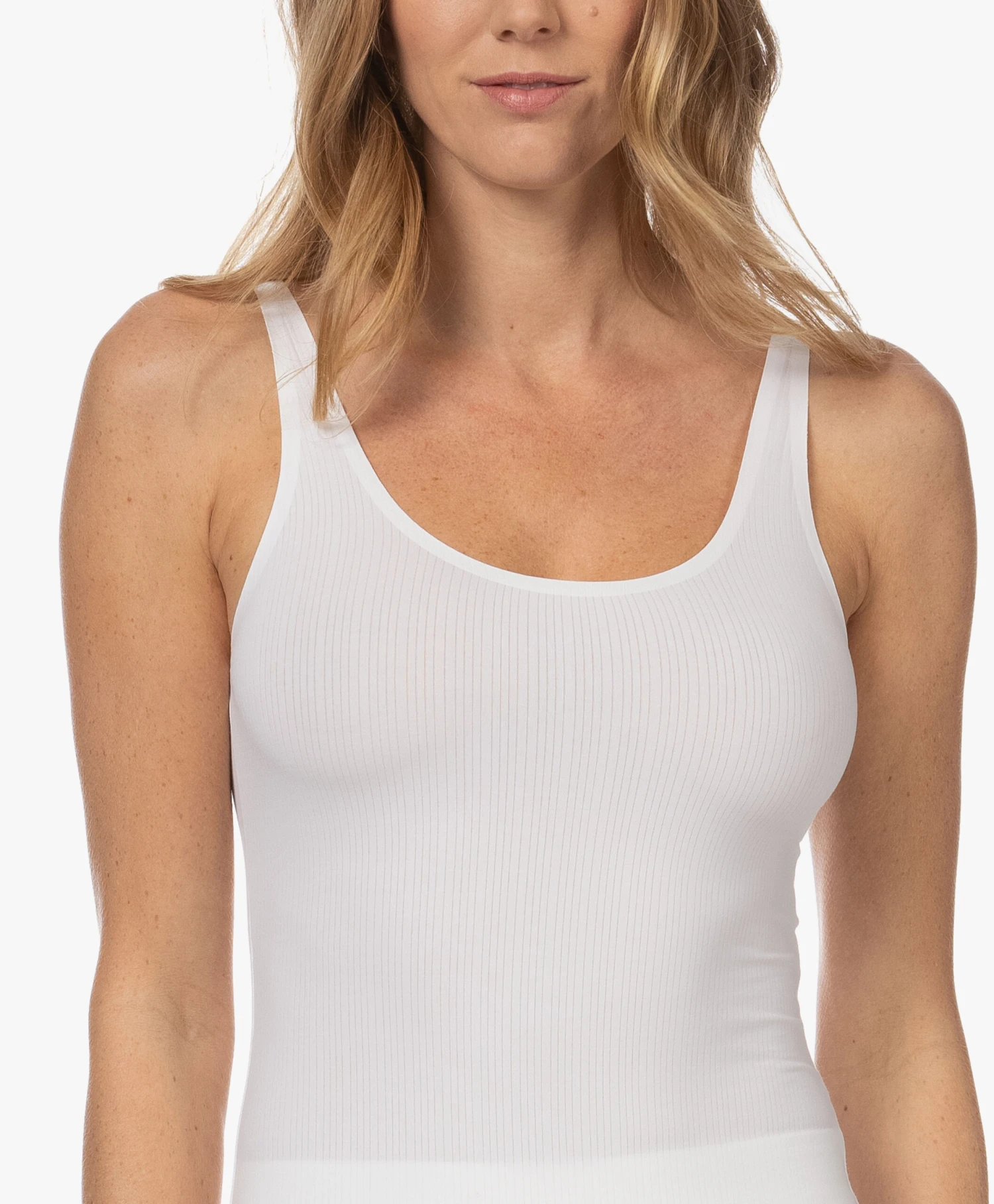 Wolford Beauty Cotton Rib Tanktop - Pearl 9 Wolford Beauty Cotton Rib Tanktop - Pearl - Afbeelding 7