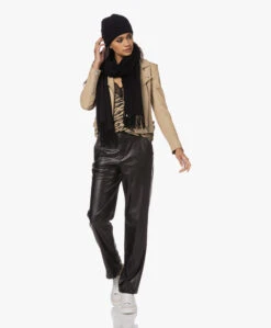 Filippa K Cashmere Blend Sjaal - Zwart -Modewinkel 221129 55805950 fefa 4186 8750 b61f2eb1a45b