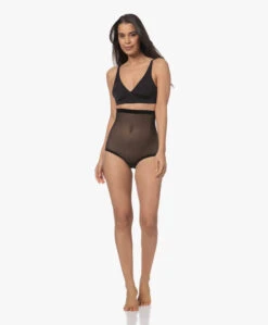Wolford Tulle Control Panty High Waist - Zwart -Modewinkel 221229 b7684fc0 528b 4dae 92b5 c80233a7baf7