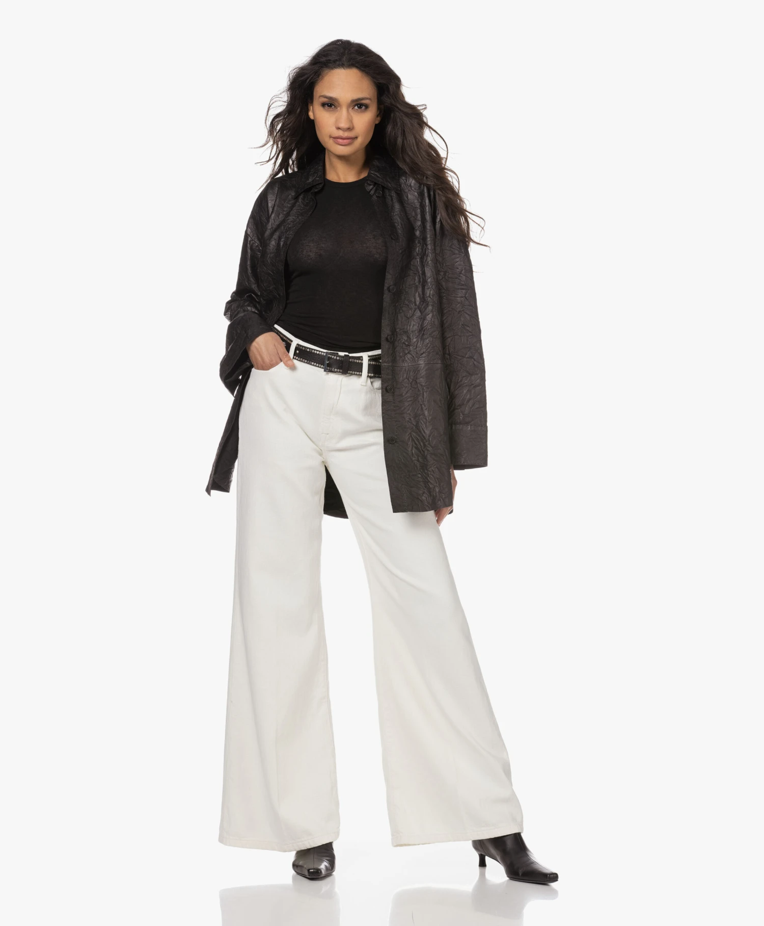 Zadig & Voltaire Starlight Leren Riem - Zwart 14 Zadig & Voltaire Starlight Leren Riem - Zwart - Afbeelding 12