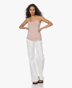 Plein Publique La Foix Bamboe Jersey Spahgettitop - Rose -Modewinkel 230303 8b46097a bf43 4431 8003 aa18aece21a2