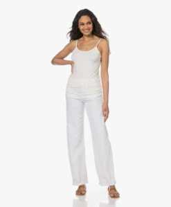 Plein Publique La Foix Bamboe Jersey Spahgettitop - Ivoor -Modewinkel 230404 3bb3ab39 9670 4448 86d4 8f05a461f98c