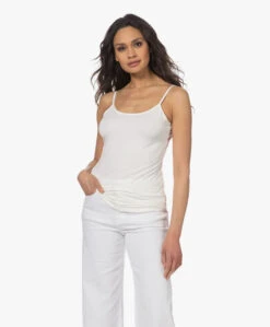 Plein Publique La Foix Bamboe Jersey Spahgettitop - Ivoor -Modewinkel 230404 65b5ada6 0350 4ff7 a610 7478c8b7b6c4