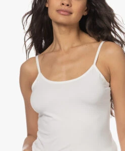 Plein Publique La Foix Bamboe Jersey Spahgettitop - Ivoor -Modewinkel 230404 7ebaaf58 cfd3 4931 a14f 8b8dacfc0e55