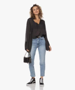 Drykorn Yamini Leren Riem - Zwart -Modewinkel 230508 2d5bcc0e 8e22 48f8 babf eef12994fce6