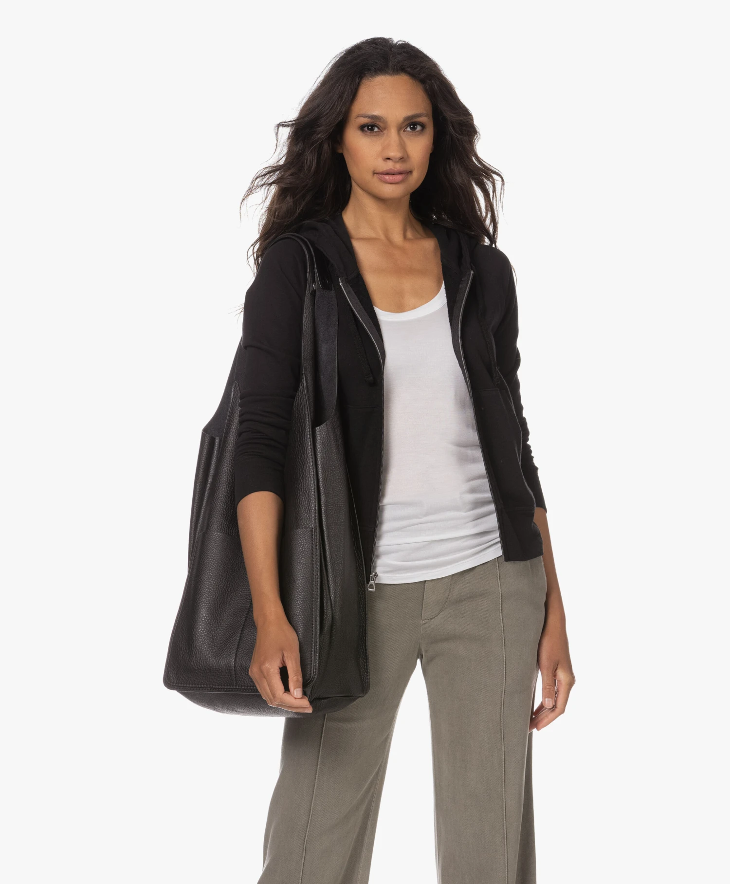 Rag & Bone Logan Leren Shopper - Zwart 13 Rag & Bone Logan Leren Shopper - Zwart - Afbeelding 11