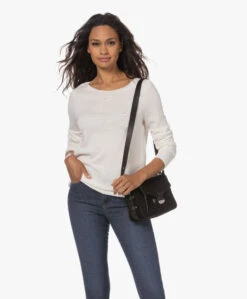 Rag & Bone Small Field Messenger Suède Schoudertas - Zwart -Modewinkel 230629 9d12adcd 7702 4b48 b298 90aad647eb8b