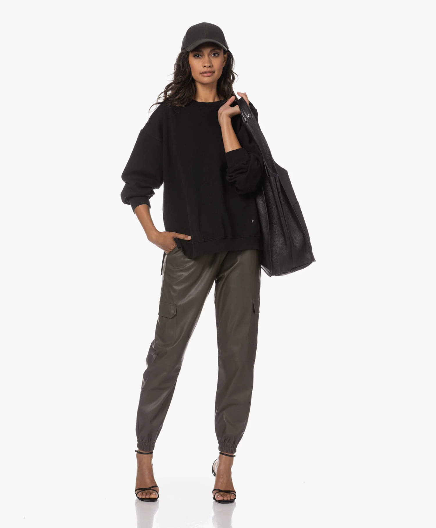 Rag & Bone Logan Leren Shopper - Zwart 8 Rag & Bone Logan Leren Shopper - Zwart - Afbeelding 6