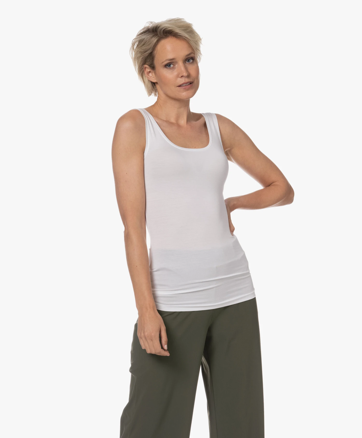 Hanro Soft Touch Modal Tanktop - Wit 10 Hanro Soft Touch Modal Tanktop - Wit - Afbeelding 8