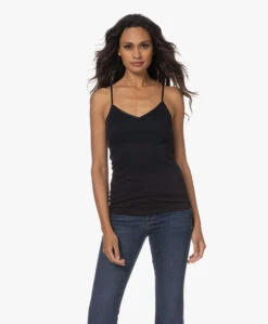 Hanro Padded Katoenen Spaghetti Top - Zwart 22 Hanro Padded Katoenen Spaghetti Top - Zwart -Modewinkel 230801 a77ed7b0 7772 4019 a32d 785efbe056a1