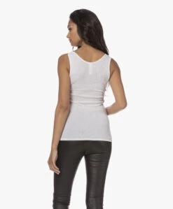 Hanro Lace Delight Top - Wit -Modewinkel 230810 91792a90 27ac 46e6 b8e3 8419b132efde