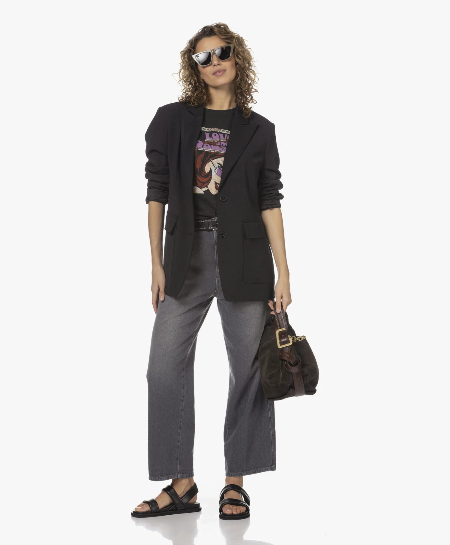 Zadig & Voltaire Starlight Leren Riem - Zwart 11 Zadig & Voltaire Starlight Leren Riem - Zwart - Afbeelding 9