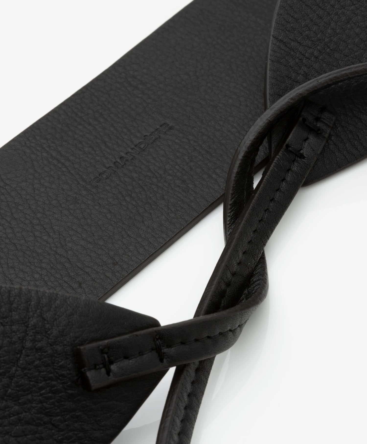 Pomandère Leren Wikkel Tailleriem - Zwart 7 Pomandère Leren Wikkel Tailleriem - Zwart - Afbeelding 5