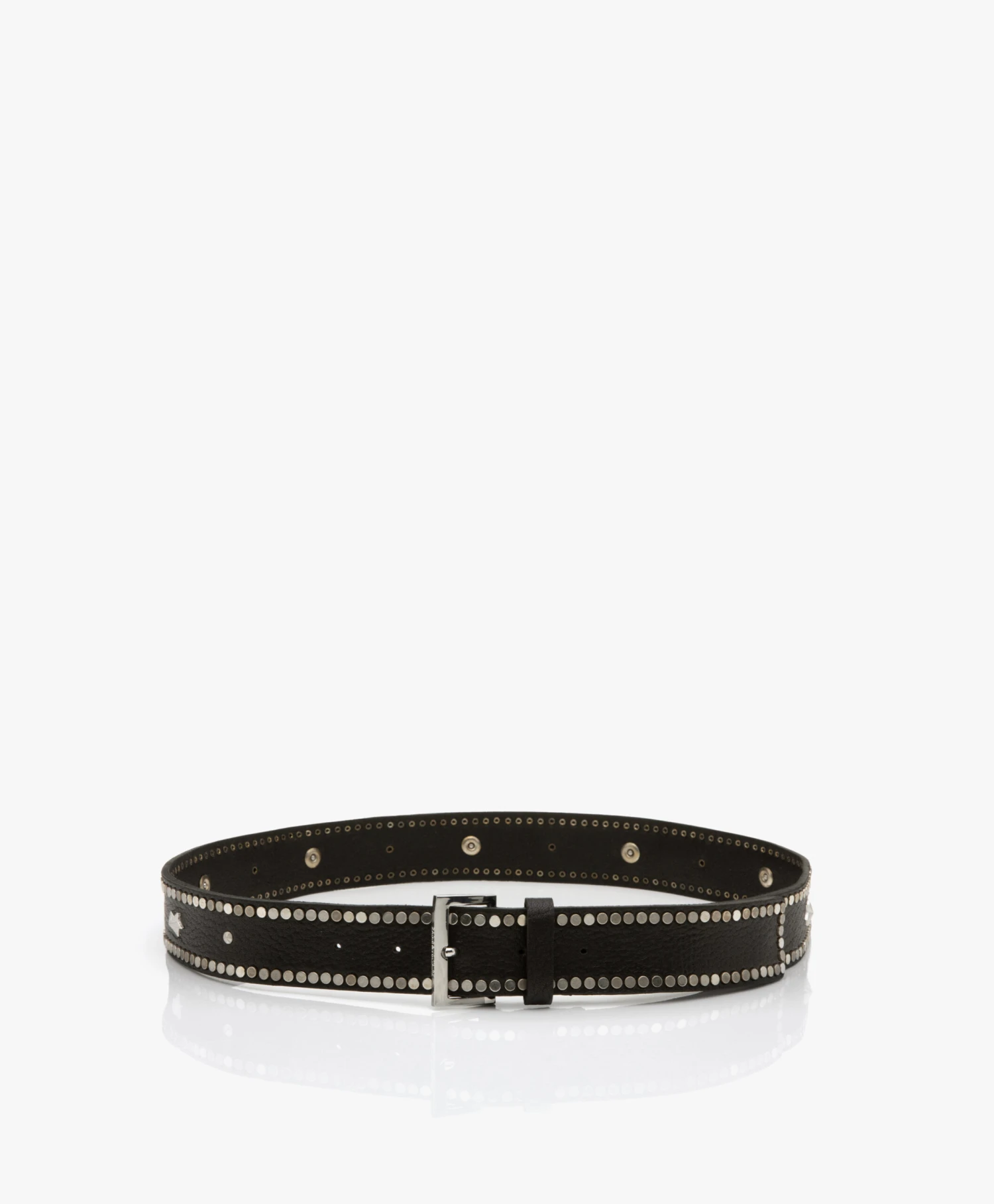Zadig & Voltaire Starlight Leren Riem - Zwart 6 Zadig & Voltaire Starlight Leren Riem - Zwart - Afbeelding 4