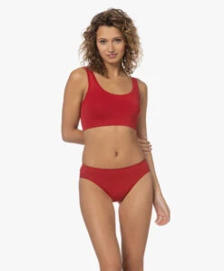 Hanro Touch Feeling Bh Top - Garnet Red -Modewinkel 4927704c e796 4e43 ac33 efa5e06e80fd 130