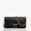 Zadig & Voltaire Rock Grained Leren Schoudertas/Clutch - Ink Gold 1 Zadig & Voltaire Rock Grained Leren Schoudertas/Clutch - Ink Gold -Modewinkel 5c245e37 ed26 4127 9eab 4ccd159a2a1e 07