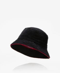 Modewinkel 47 Baindoux Giza Katoen French Terry Bucket Hat - Zwart