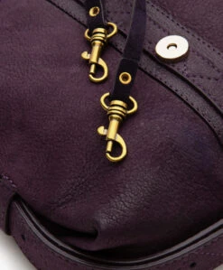 Jérôme Dreyfuss Jerome Dreyfuss Joe S Leren Schouder-/Cross-Body Tas - Noircie Violet -Modewinkel 813a2077 9eca 426c 858b db82acf81a34 02