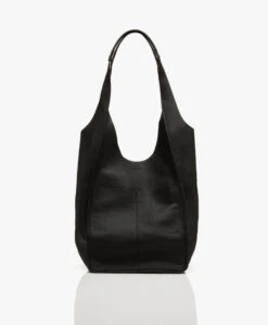 Rag & Bone Logan Leren Shopper - Zwart