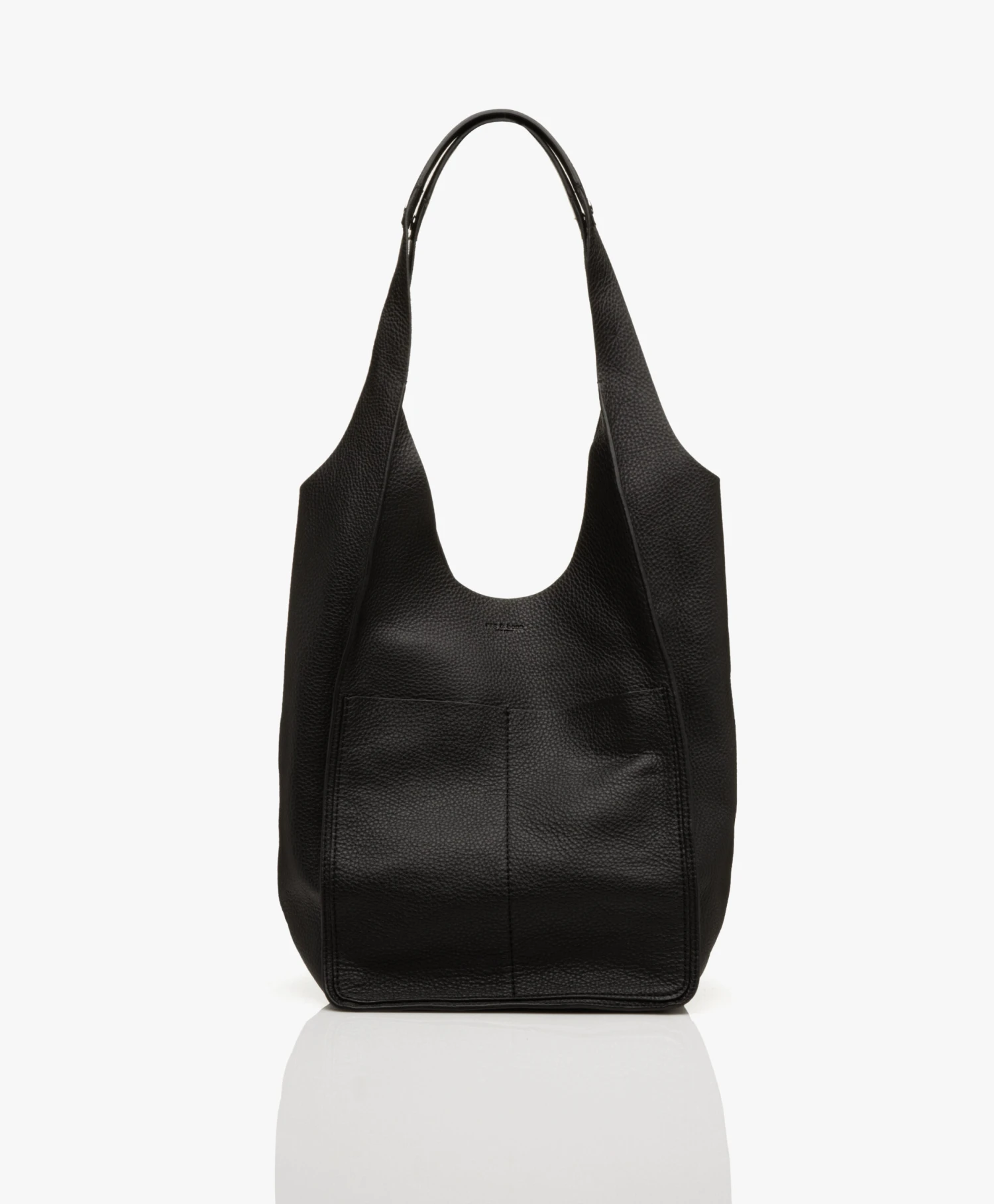 Rag & Bone Logan Leren Shopper - Zwart 3 Rag & Bone Logan Leren Shopper - Zwart