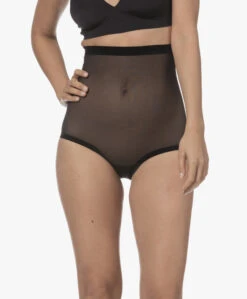 Wolford Tulle Control Panty High Waist - Zwart -Modewinkel 9e9d524e c108 493e 8d85 2714b40e3e9e 62