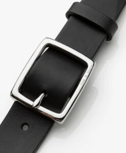 Rag & Bone Boyfriend Leren Riem - Zwart -Modewinkel Rag Bone Boyfriend Belt Blk 383