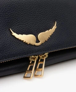 Zadig & Voltaire Rock Grained Leren Schoudertas/Clutch - Ink Gold 15 Zadig & Voltaire Rock Grained Leren Schoudertas/Clutch - Ink Gold -Modewinkel a1f4e901 6f4e 4204 bed0 e3625ccf2677 04