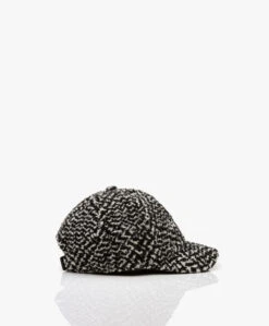 Rag & Bone Rb Heritage Bouclé Baseball Cap - Zwart/Wit -Modewinkel a704fca9 3ed0 4baa b3cb 586481c0e537 02