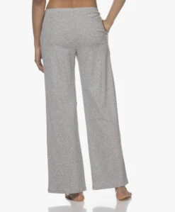 Skin Chistine Katoenen Jersey Broek - Grijs Mêlee -Modewinkel b18be960 d41c 4d16 b4c9 30b6457ffb79 224